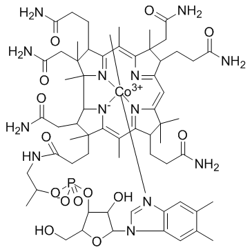 Methylcobalamin结构式
