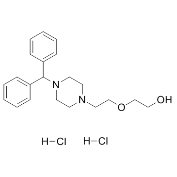 Decloxizine dihydrochloride结构式
