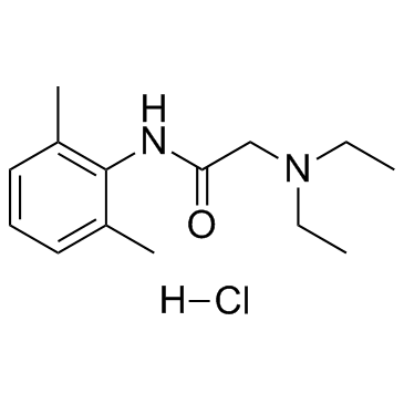 Lidocaine hydrochloride结构式