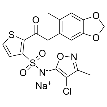 Sitaxsentan sodium结构式