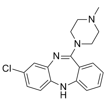 Clozapine结构式