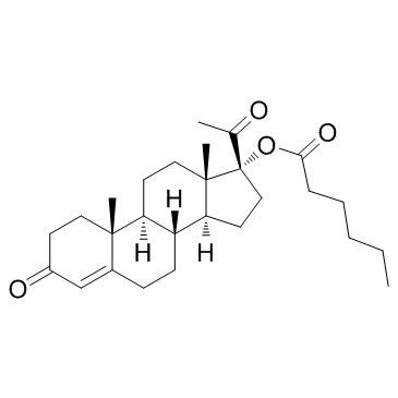 Hydroxyprogesterone caproate结构式
