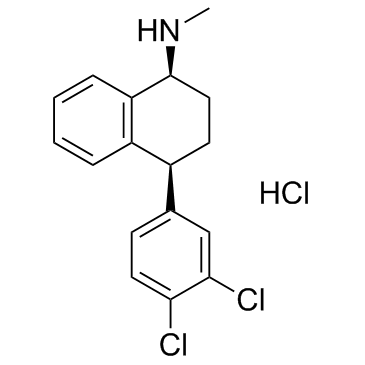 Sertraline hydrochloride结构式