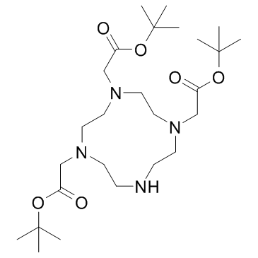 DO3A tert-Butyl ester结构式