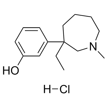Meptazinol hydrochloride结构式