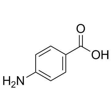 4-Aminobenzoic acid结构式