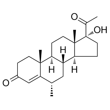 Medroxyprogesterone结构式