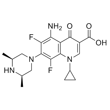 Sparfloxacin结构式