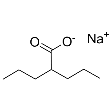 Valproic acid sodium salt结构式