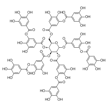 Tannic acid结构式