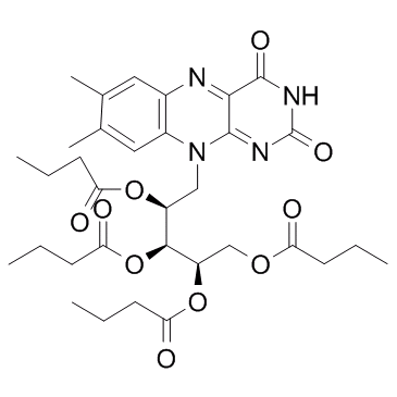 Riboflavin Tetrabutyrate结构式