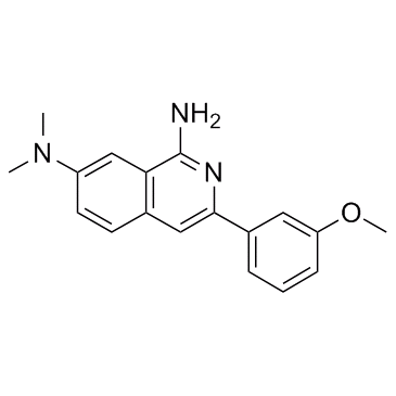 3-arylisoquinolinamine derivative结构式