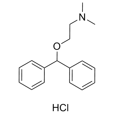 Diphenhydramine hydrochloride结构式