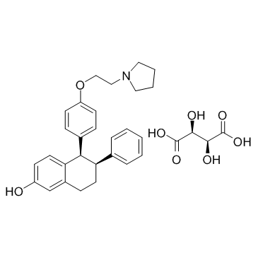 Lasofoxifene Tartrate结构式