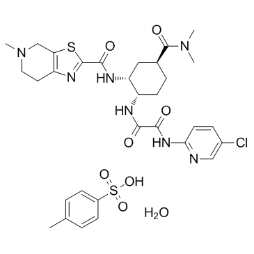 Edoxaban tosylate monohydrate结构式