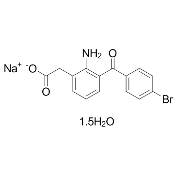Bromfenac sodium hydrate结构式