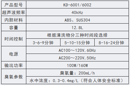 KD-6001/6002 家用超声波洗菜机