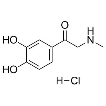 Adrenalone hydrochloride结构式