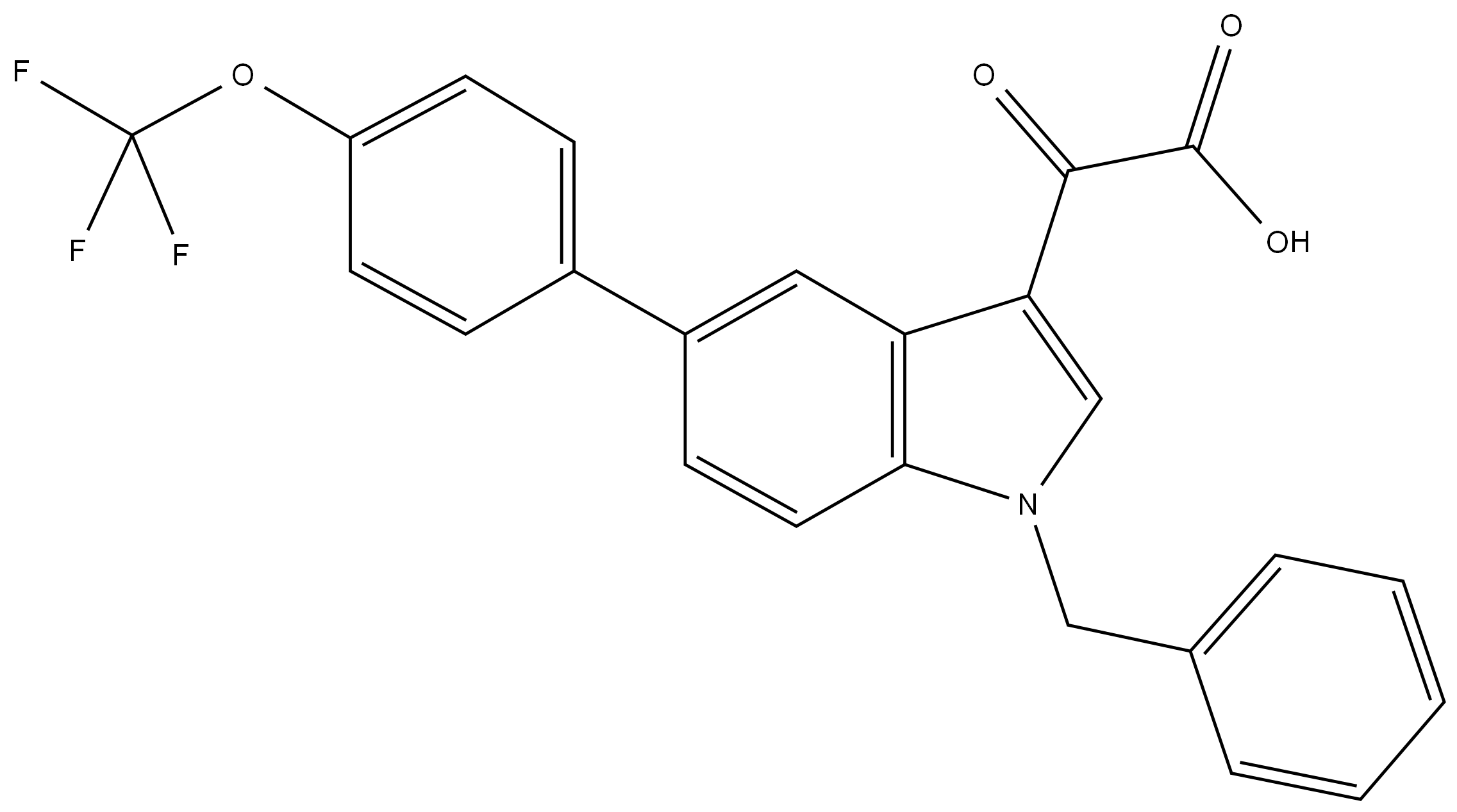 ALPHA-氧代-1-(苯基甲基)-5-[4-(三氟甲氧基)苯基]-1H-吲哚-3-乙酸