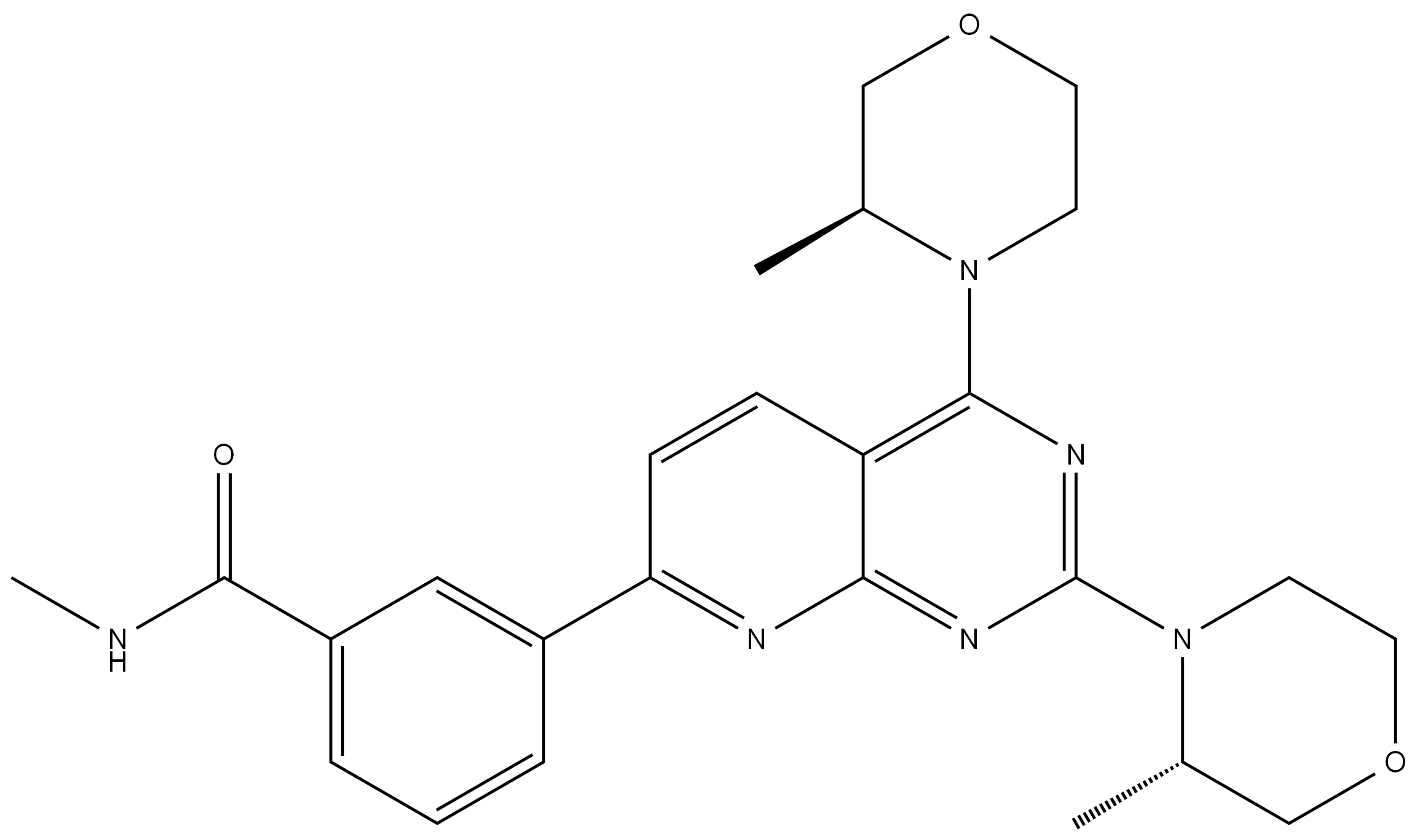 3-[2,4-双((3S)-3-甲基吗啉-4-基)吡啶并[5,6-E]嘧啶-7-基]-N-甲基苯甲酰胺