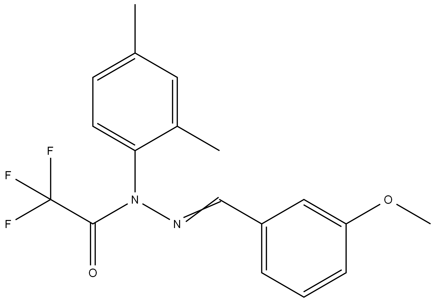 N-(2,4-DIMETHYLPHENYL)-N'-(3-METHOXYBENZYLIDENE)ACETOHYDRAZIDE