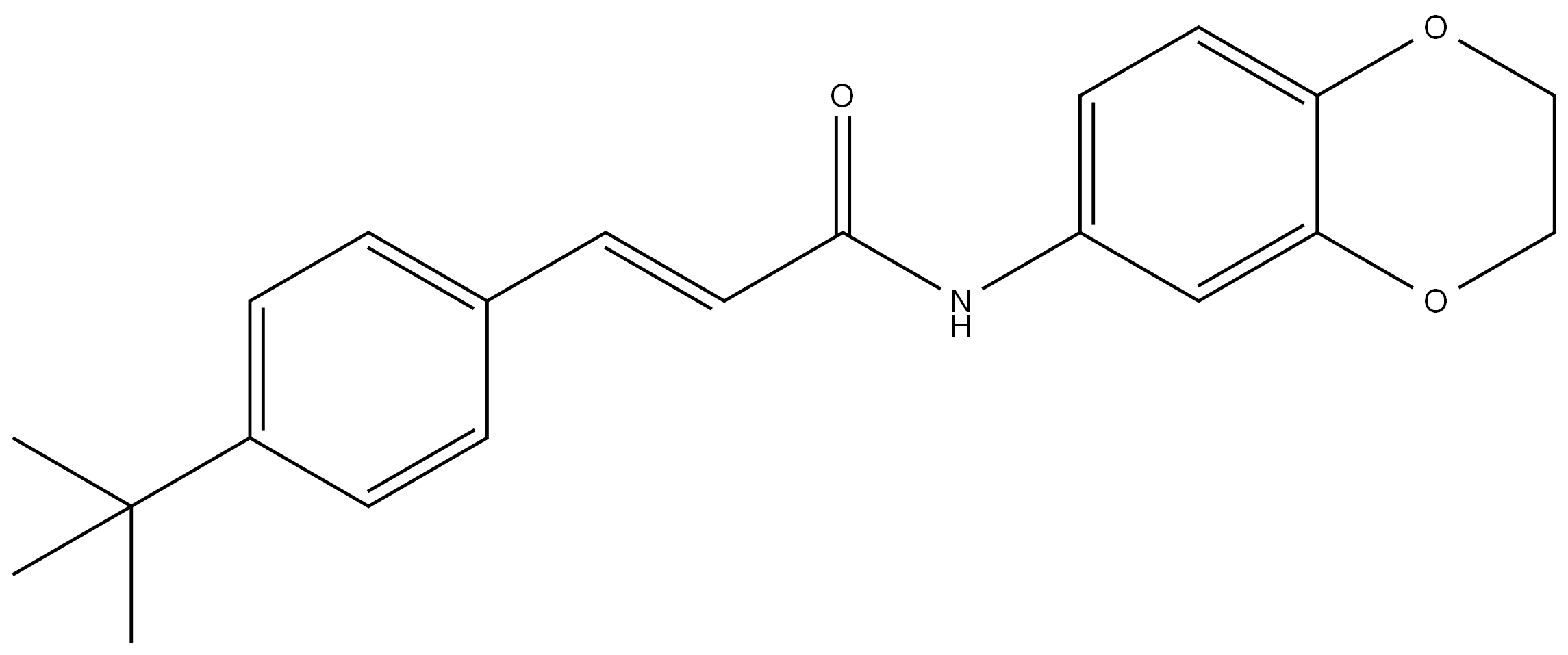 (2E)-N-(2,3-二氢-1,4-苯并二噁英-6-基)-3-[4-(1,1-二甲基乙基)苯基]-2-丙酰胺