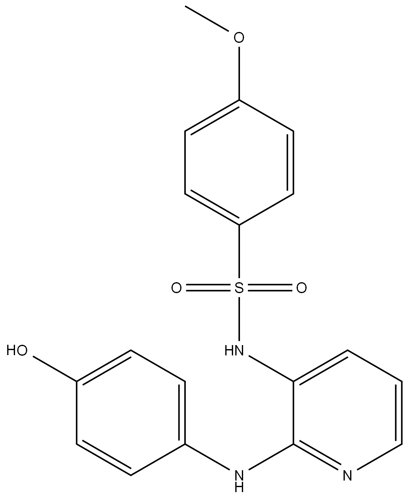 N-[2-[(4-羟基苯基)氨基]-3-吡啶基]-4-甲氧基苯磺酰胺