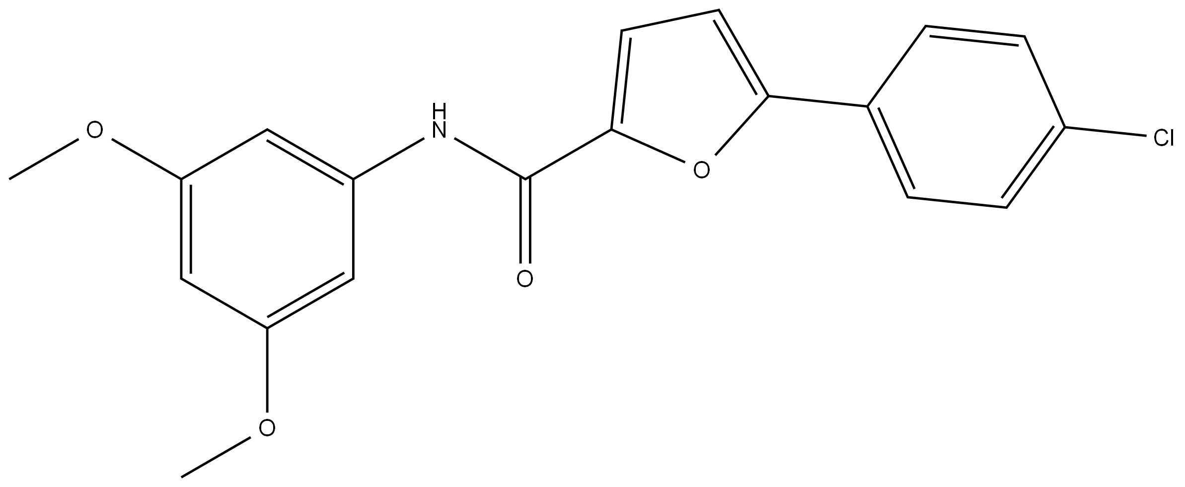 5-(4-氯苯基)-N-(3,5-二甲氧基苯基)-2-呋喃甲酰胺