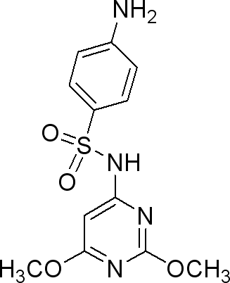 磺胺的结构式图片