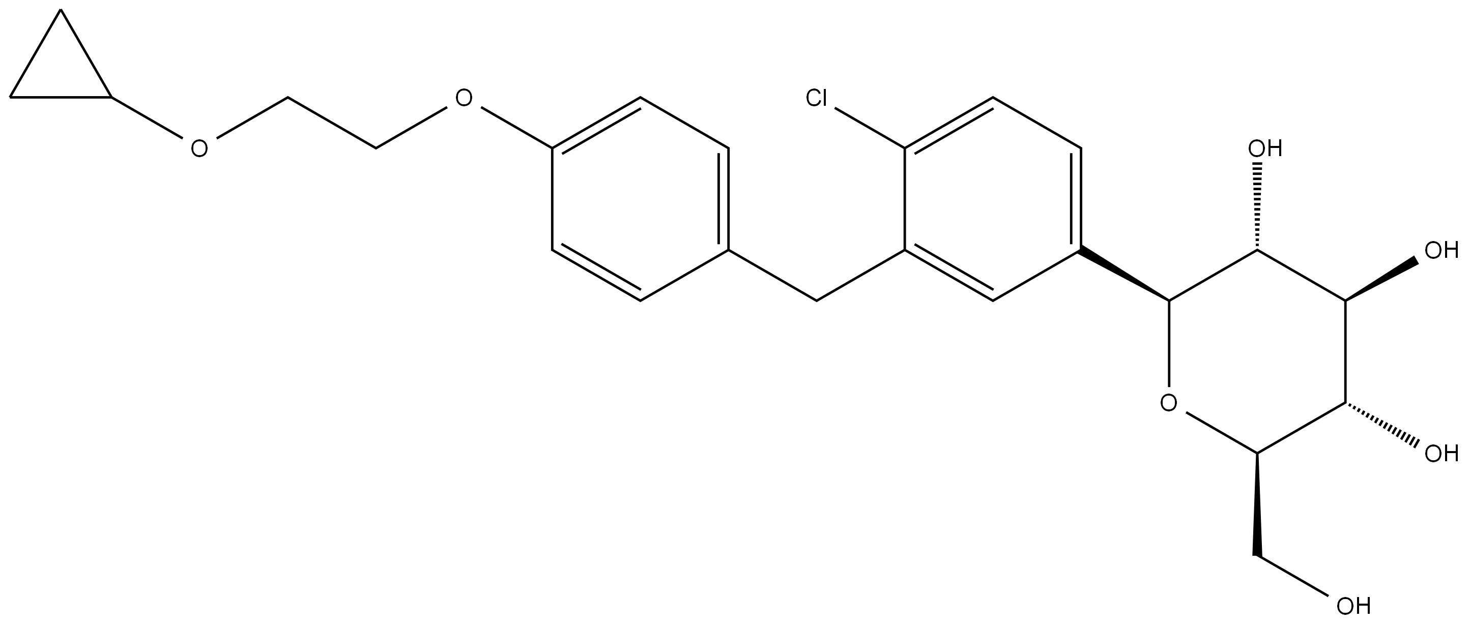 (1S)-1,5-脱水-1-C-[4-氯-3-[[4-[2-(环丙氧基)乙氧基]苯基]甲基]苯基]-D-山梨醇