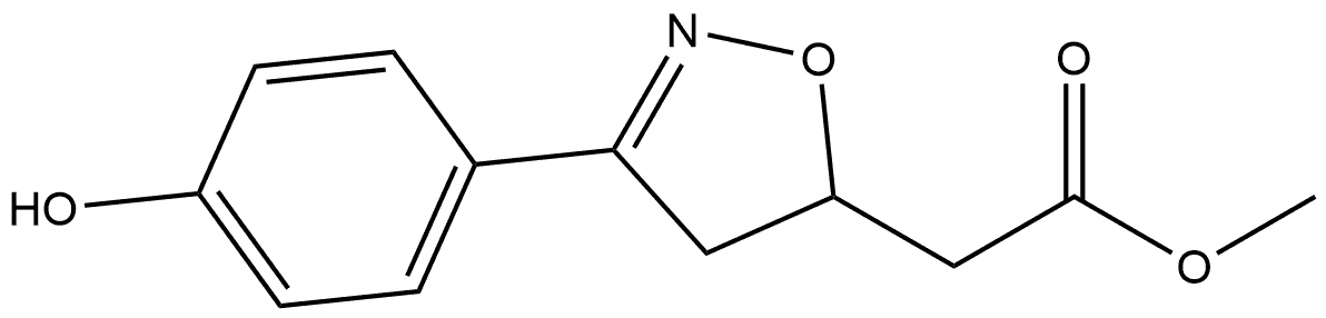 4,5-二氢-3-(4-羟基苯基)-5-异恶唑乙酸甲酯