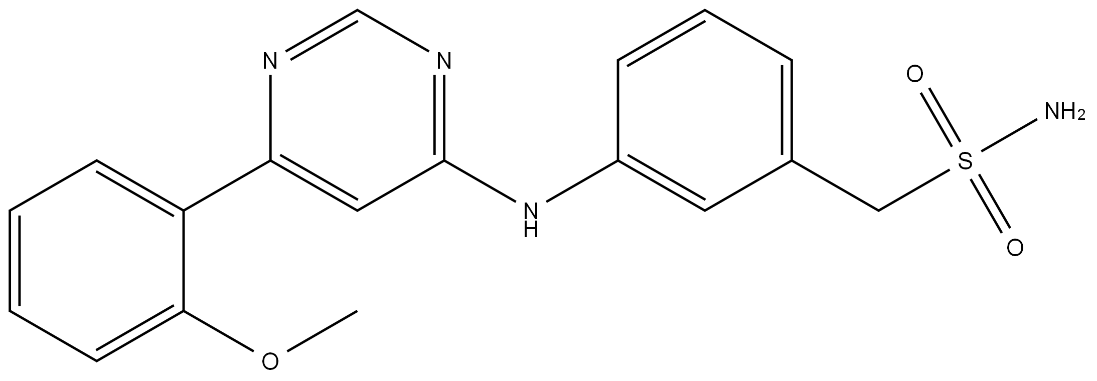 (3-(6-(2-甲氧基苯基)嘧啶-4-基氨基)苯基)甲烷磺酰胺