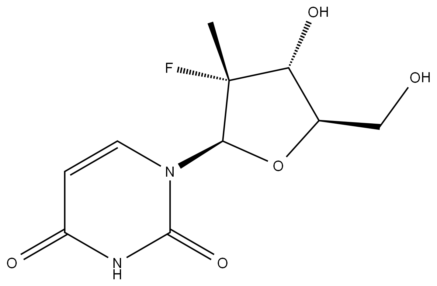 (2'R)-2'-脱氧-2'-氟-2'-甲基脲苷