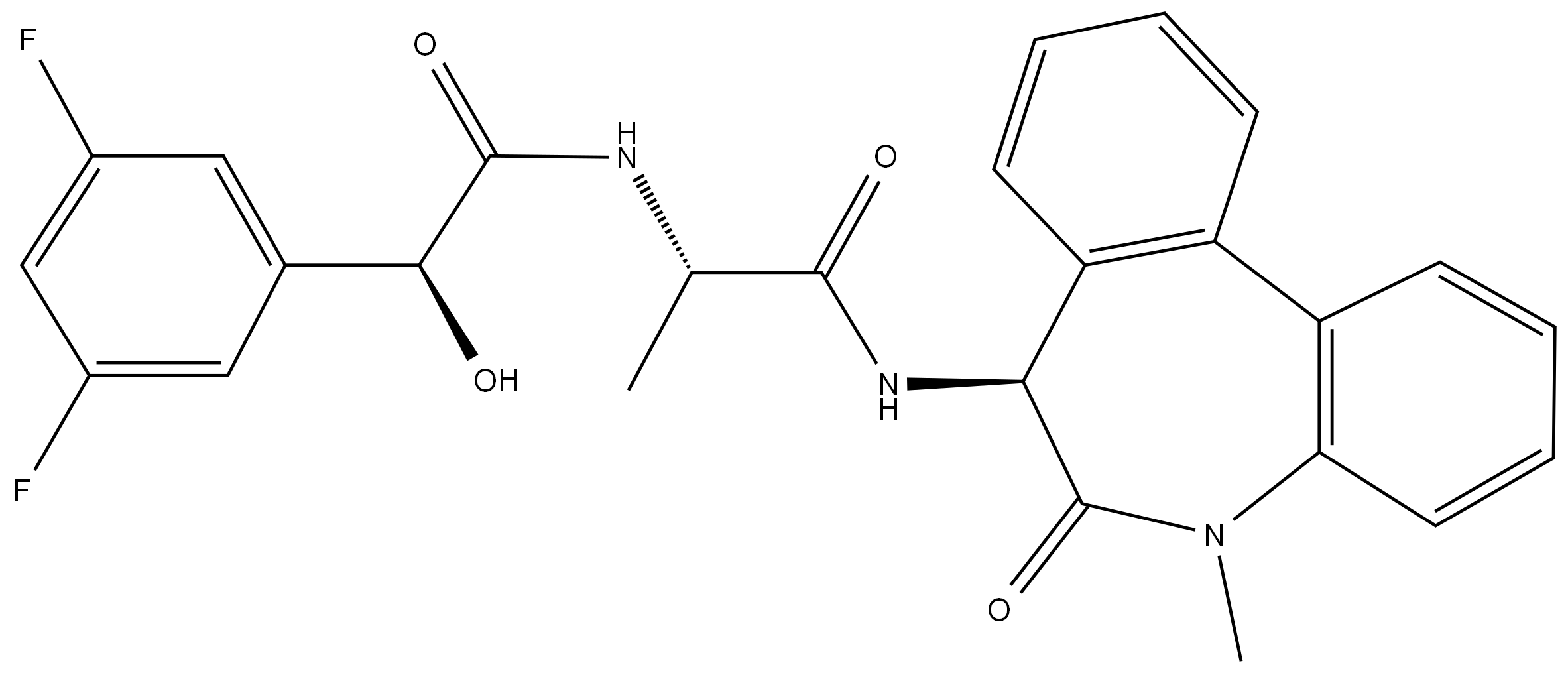 (AS)-N-[(1S)-2-[[(7S)-6,7-二氢-5-甲基-6-氧代-5H-二苯并[B,D]氮杂卓-7-基]氨基]-1-甲基-2-氧代乙基]-3,5-二氟-ALPHA-羟基苯乙酰胺