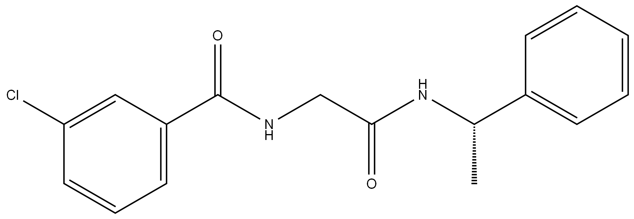 3-氯-N-[2-氧代-2-[[(1S)-1-苯基乙基]氨基]乙基]苯甲酰胺