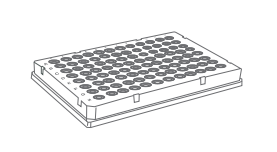 天津 96孔pcr板-罗氏定量96孔白色全裙边板