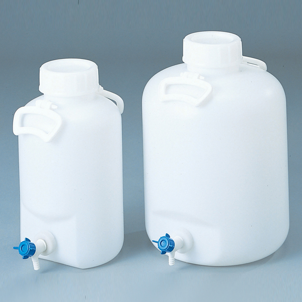 亚速旺ASONE PE瓶 （圆形窄口・白色）Jボトル　丸型細