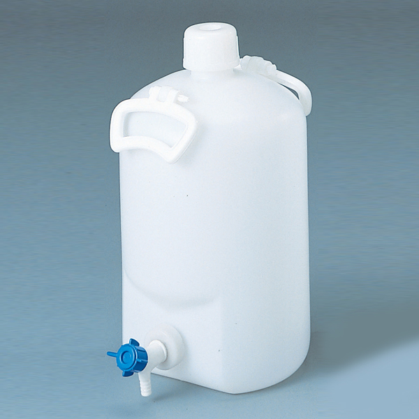 亚速旺ASONE PE瓶 （圆形窄口・白色）Jボトル　丸型細