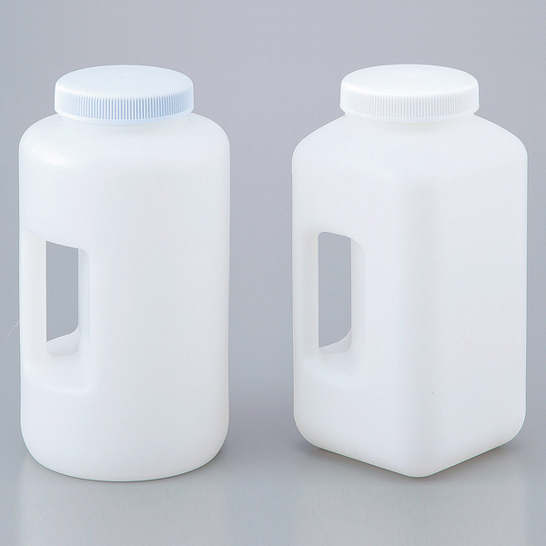 亚速旺ASONE PE瓶 （圆形窄口・白色）Jボトル　丸型細