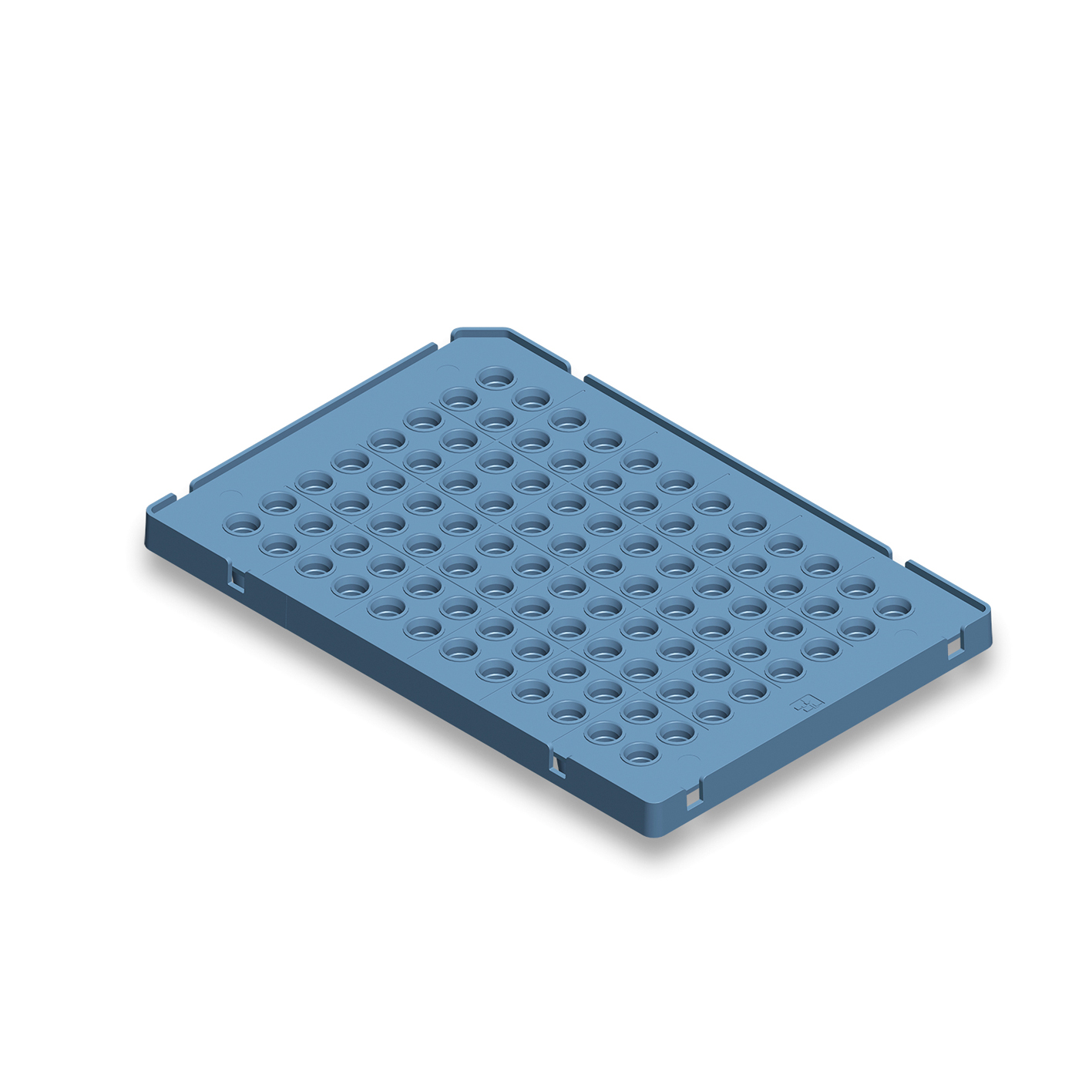 EU 0.1 ml 薄壁半裙边96孔板 (适用ABI机器)