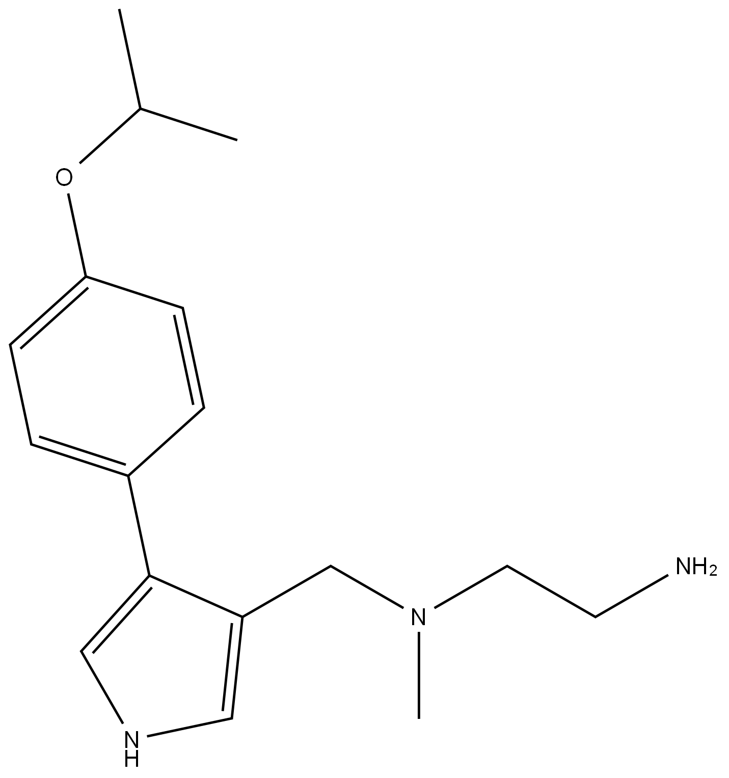 N1-甲基-N1-[[4-[4-(异丙氧基)苯基]-1H-吡咯-3-基]甲基]-1,2-乙二胺