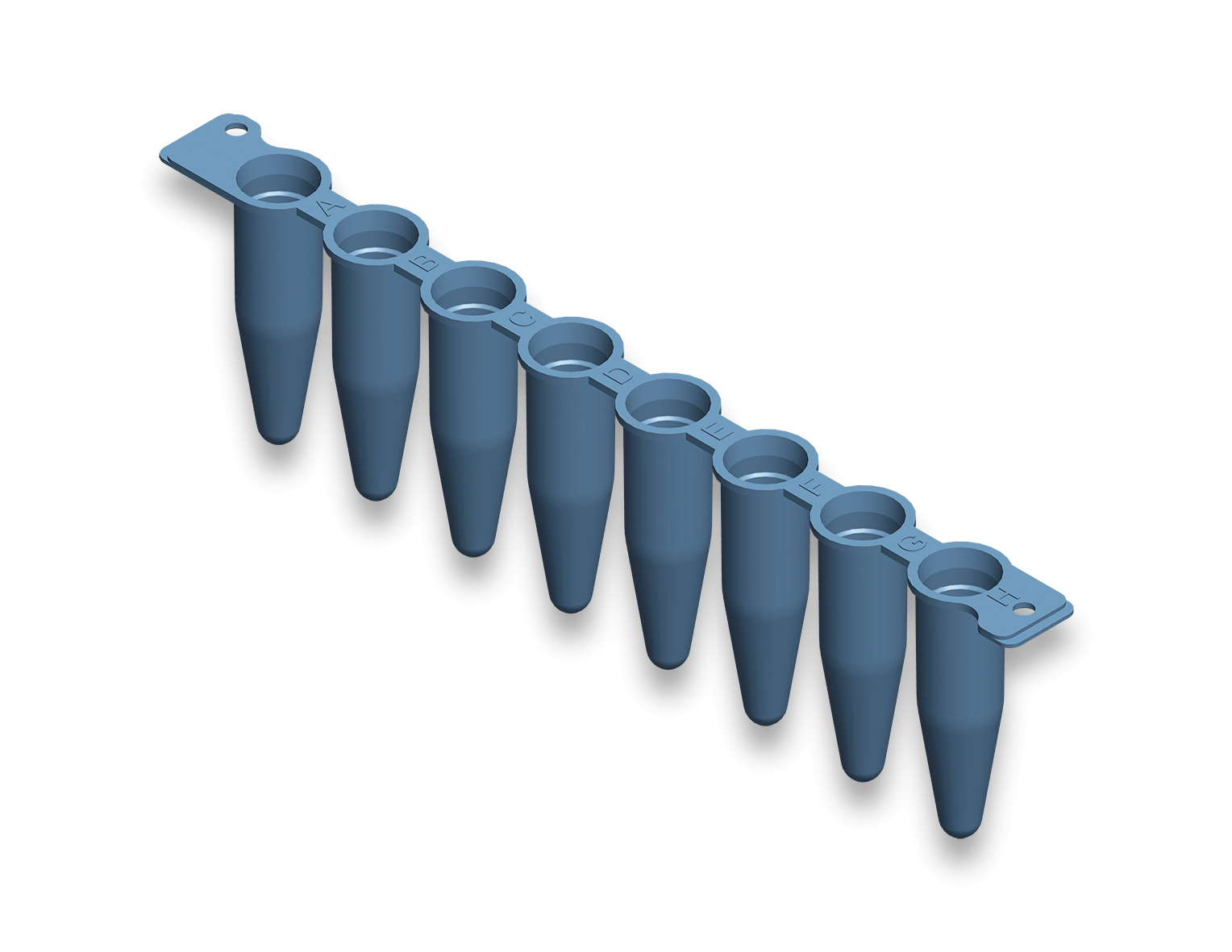 EU 0.2 ml 薄壁八联管（磨砂，普通连接）