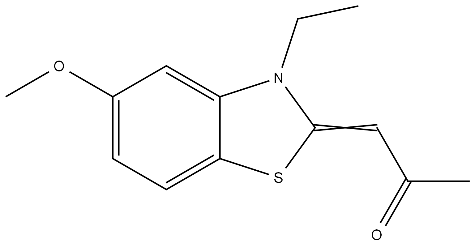 1-(3-乙基-5-甲氧基-2(3H)-苯并噻唑亚基)-2-丙酮