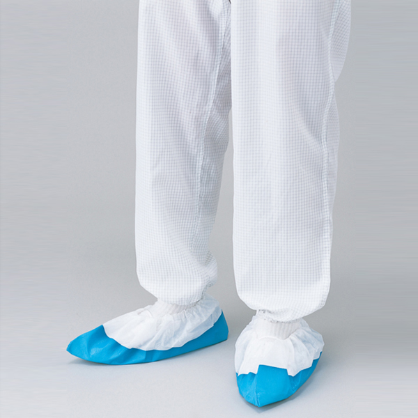 亚速旺ASONE 经济型一次性鞋套 （PP无纺布）シューズカ