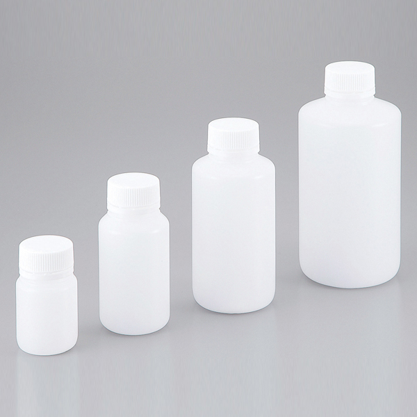 亚速旺ASONE PE瓶 （圆形窄口・白色）Jボトル　丸型細