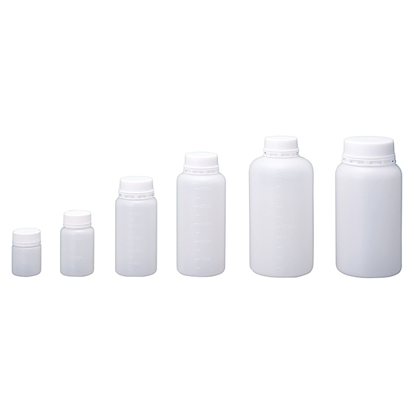 亚速旺ASONE PE瓶 （圆形窄口・白色）Jボトル　丸型細