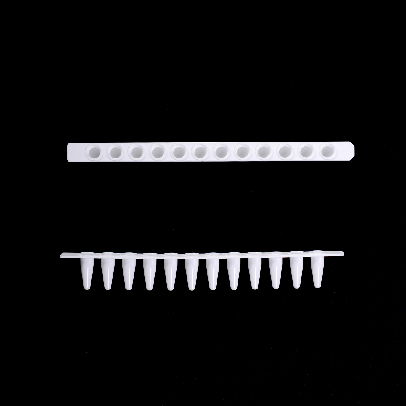 EU 0.1ml薄壁12联管(白色，加强连接）