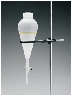 Nalgene&trade; 分液漏斗，聚丙烯，Teflon&trade; TFE 活塞和外壳；聚丙烯螺旋盖