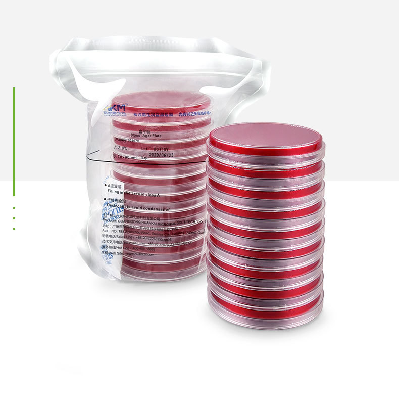 血平板(一次性成品培养基)- β-溶血性链球菌检验 - 环凯