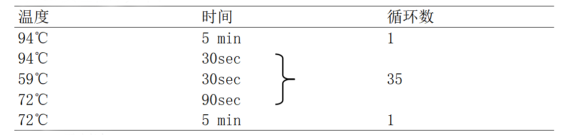 EIEC多重PCR检测试剂盒PCR反应程序 EIEC多重PCR检测试剂盒PCR反应程序